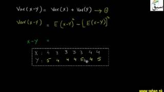 Variance of the Sum or Difference of Two Random Variables4