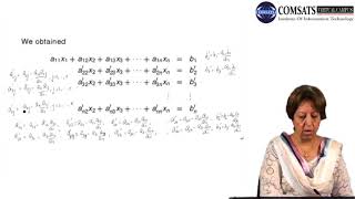 Numerical Computation in Hindi Urdu MTH375 LECTURE 11