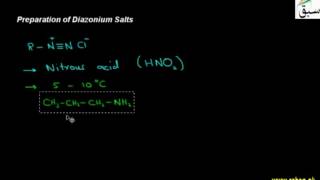 Preparation of Diazonium Salts