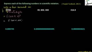 Problem 1: Introduction to Scientific Notation
