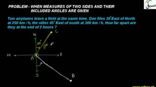 Problem-When Measures of Two Side and Their Included Angles are Given